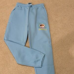 Fiorucci Light Blue Joggers with Logo